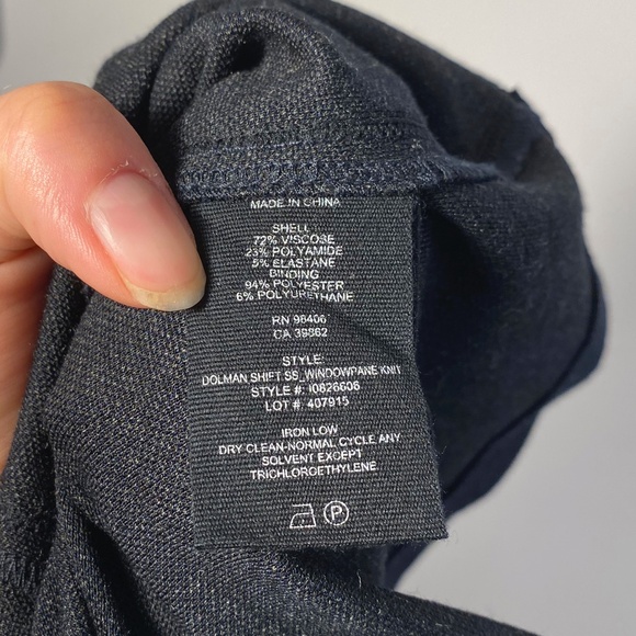 Theory Windowpane Dolman Shift Dress - Picture 5 of 5